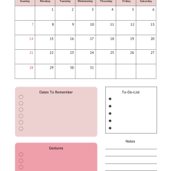 Romance 365 Days Monthly Planner for 2024