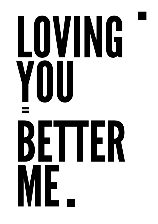 loving you = better me png