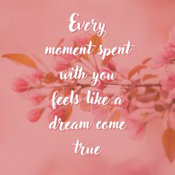 Every moment spent with you feels like a dream come true png