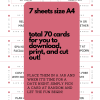 Date night cards png